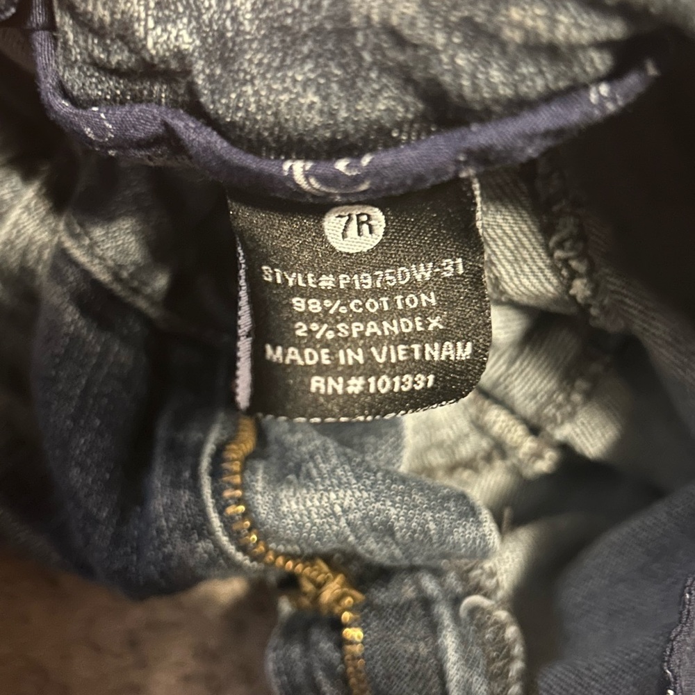 Blue jeans,7R,98% cotton pants
